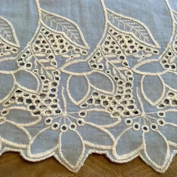 Stradivarius Blue Sleeveless Top with Lace Details in Size Small. - Picture 3 of 8